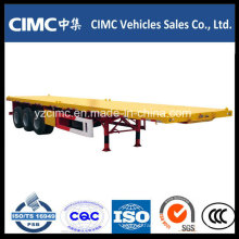 40FT Container Trailer / Cimc 3- Axle Flatbed Semi Trailer